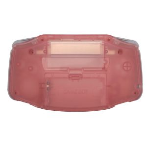 Game Boy Advance Gehäuse Kit (Pink Transparent)