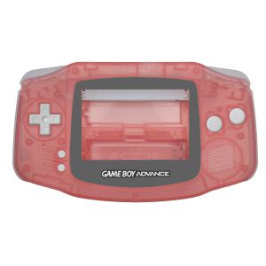 Game Boy Advance Gehäuse Kit (Pink Transparent)