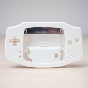 Game Boy Advance Gehäuse für CleanScreen Laminated Kit (Pure White)
