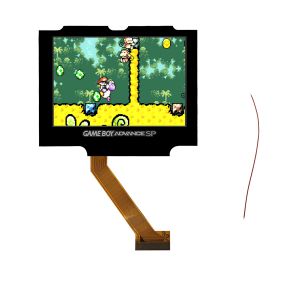 Game Boy Advance SP IPS V5 Drop-In LCD Kit (Schwarz)