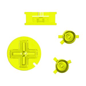 Game Boy Color Buttons (Gelb Transparent)
