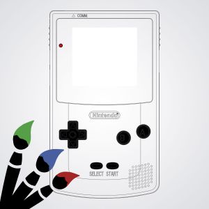 Game Boy Color Gehäuse (Custom Design)