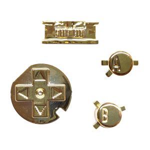 Game Boy Color Buttons (Shiny Gold)