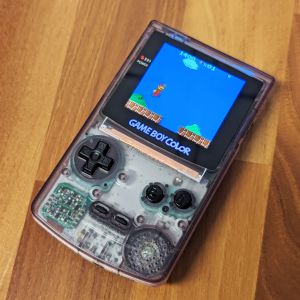 Game Boy Color Retro Pixel 2.0 IPS (Schwarz laminiert)