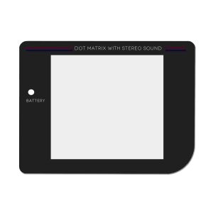 Plastic display screen for Game Boy Classic