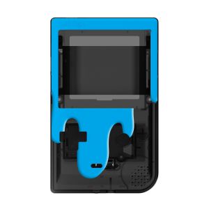 Game Boy Pocket Gehäuse (Paint Spill Cyan)