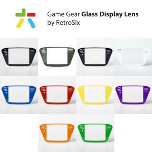 RetroSix Echtglas Display Scheibe für Game Gear