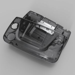 Game Gear Stereo Gehäuse (Schwarz Transparent)