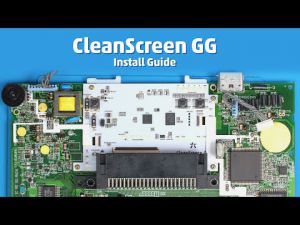 CleanScreen V3.0 Board für Game Gear