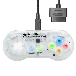 Super Nintendo Controller "Super GamePad" (Transparent)