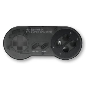 SNES Super GamePad Gehäuse (Schwarz Transparent)
