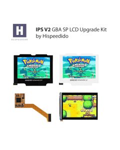 Hispeedido IPS V2 LCD Upgrade Kit f&uuml;r Game Boy Advance SP