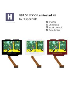 Hispeedido IPS V5 Drop-In OSD LCD Kit f&uuml;r Game Boy Advance SP