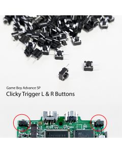 Clicky Trigger Schultertasten Set f&uuml;r Game Boy Advance SP