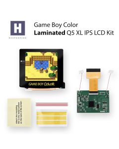 Hispeedido NEW Q5 XL LAMINATED IPS Kit f&uuml;r Game Boy Color