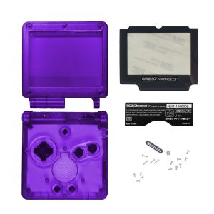 Ersatzgehäuse für Game Boy Advance SP (Lila Transparent)