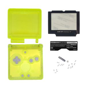Ersatzgehäuse für Game Boy Advance SP (Gelb Transparent)