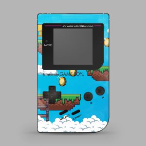 RetroSix Prestige Gehäuse Sets UV Bedruckt für Game Boy Classic (Platformer 1)