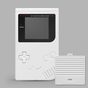 RetroSix Gehäuse Set USB-C & IPS Ready für Game Boy Classic (Weiß)