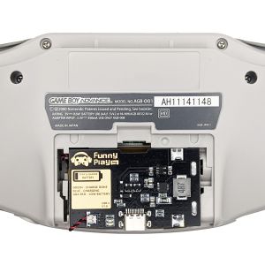 FunnyPlaying USB-C Akku Pack für GBA - 1.800mAh Akku (Pink)