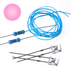 L&R Trigger LED Mod Kit für GameBoy Advance (Pink)