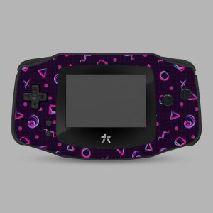 RetroSix IPS UV-Printed Gehäuse Set für Game Boy Advance (80s)