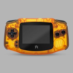 RetroSix IPS Prestige Gehäuse Set für Game Boy Advance (Amber)