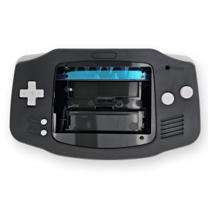 Hispeedido Quality USB-C Shell Kits in diversen Farben für Game Boy Advance (Schwarz)