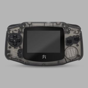 RetroSix IPS Prestige Gehäuse Set für Game Boy Advance (Clear Black)