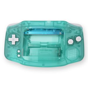 Hispeedido Quality USB-C Shell Kits in diversen Farben für Game Boy Advance (Minze Transparent)