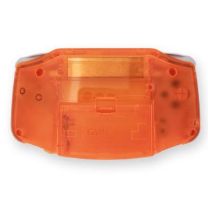 Hispeedido Quality USB-C Shell Kits in diversen Farben für Game Boy Advance (Orange Transparent)