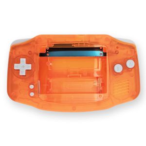 Hispeedido Quality USB-C Shell Kits in diversen Farben für Game Boy Advance (Orange Transparent)