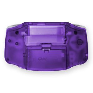 Hispeedido Quality USB-C Shell Kits in diversen Farben für Game Boy Advance (Lila Transparent)