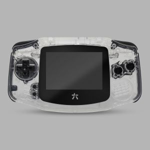 RetroSix IPS CRYSTAL Gehäuse für Game Boy Advance (Crystal Clear)