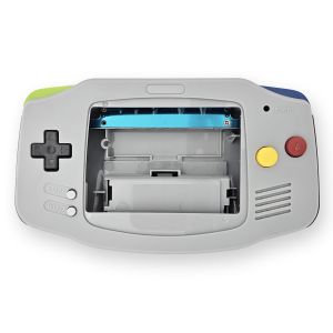 Hispeedido Quality USB-C Shell Kits in diversen Farben für Game Boy Advance (Grau)