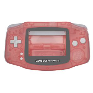 Full Shell Kits für Game Boy Advance (Pink Transparent)