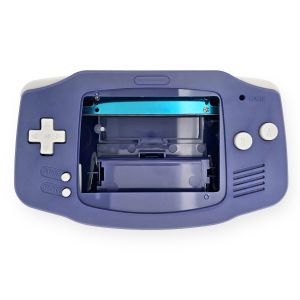 Hispeedido Quality USB-C Shell Kits in diversen Farben für Game Boy Advance (Lila)