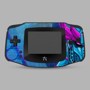 RetroSix IPS UV-Printed Gehäuse Set für Game Boy Advance (Cyber Samurai)