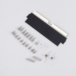 FunnyPlaying Mirror Shells - glasklare Gehäuse für Game Boy Advance SP (Mirror Clear Black)