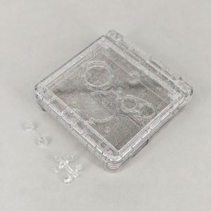 FunnyPlaying Mirror Shells - glasklare Gehäuse für Game Boy Advance SP (Mirror Clear Pearl)