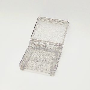 FunnyPlaying Mirror Shells - glasklare Gehäuse für Game Boy Advance SP (Mirror Clear Pearl)