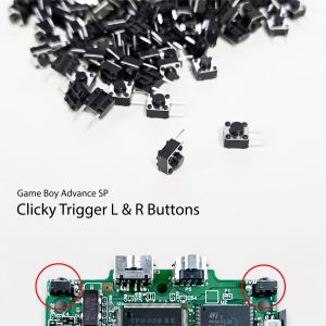 Clicky Trigger Schultertasten Set für Game Boy Advance SP