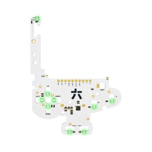 RetroSix CleanLight LED Mod für Game Boy Color (Grün)