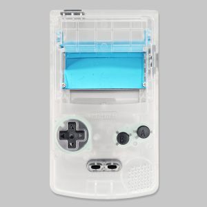 Hispeedido USB-C IPS Gehäuse Set für Game Boy Color (Transparent)
