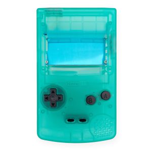 Hispeedido USB-C IPS Gehäuse Set für Game Boy Color (Minze Transparent)