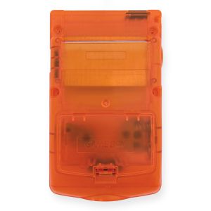 Hispeedido USB-C IPS Gehäuse Set für Game Boy Color (Orange Transparent)