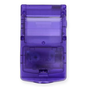 Hispeedido USB-C IPS Gehäuse Set für Game Boy Color (Lila Transparent)