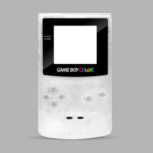 RetroSix IPS Q5 Gehäuse Set für Game Boy Color (Transparent)
