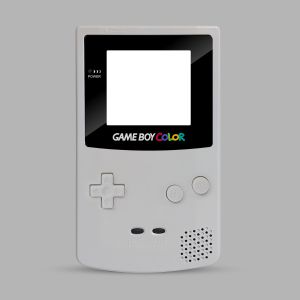 RetroSix IPS Q5 Gehäuse Set für Game Boy Color (Grau)