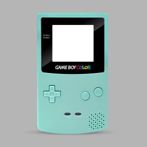 RetroSix IPS Q5 Gehäuse Set für Game Boy Color (Pastell Grün)